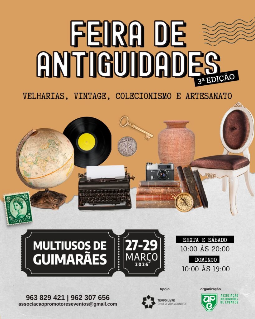 pub guimaraes 2026 Feira das antiguidades de Guimarães